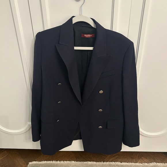 MaxMara Jackets & Blazers - Max Mara Blazer and Pants - NAVY